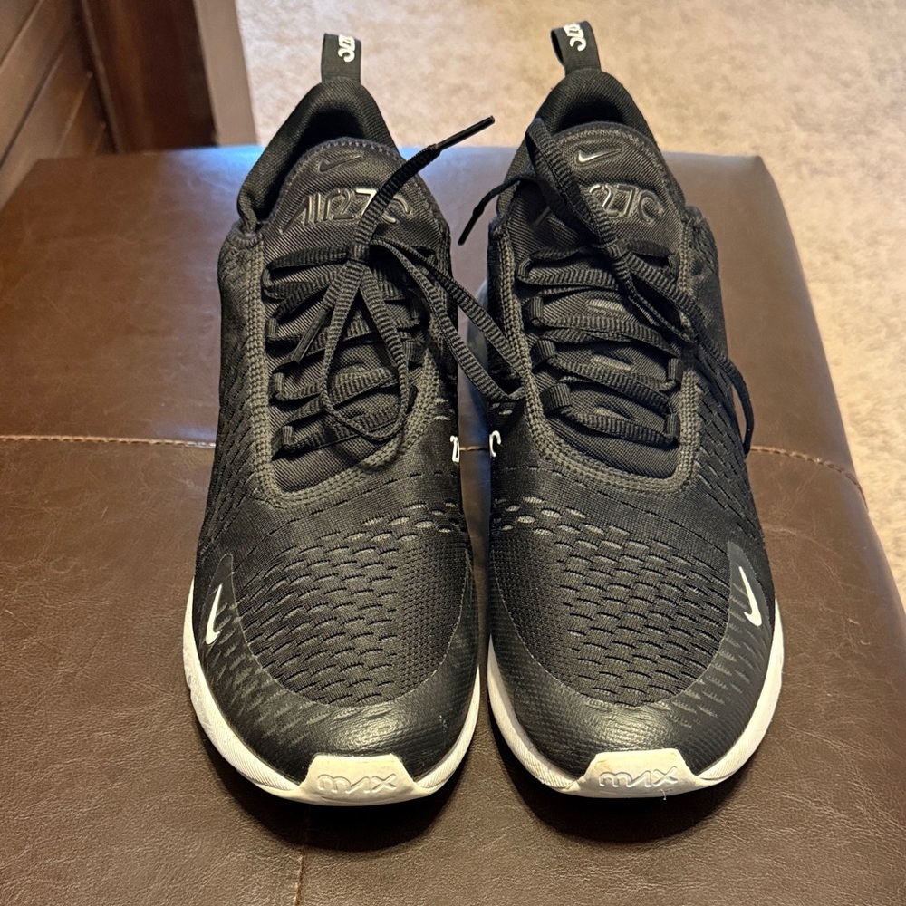 Nike Air Max 270 Black and White Athletic Shoes